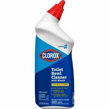 CLOROX CO Toilet Bowl Cleaner, w/Bleach, 24 oz., Fresh Scent CLO00031